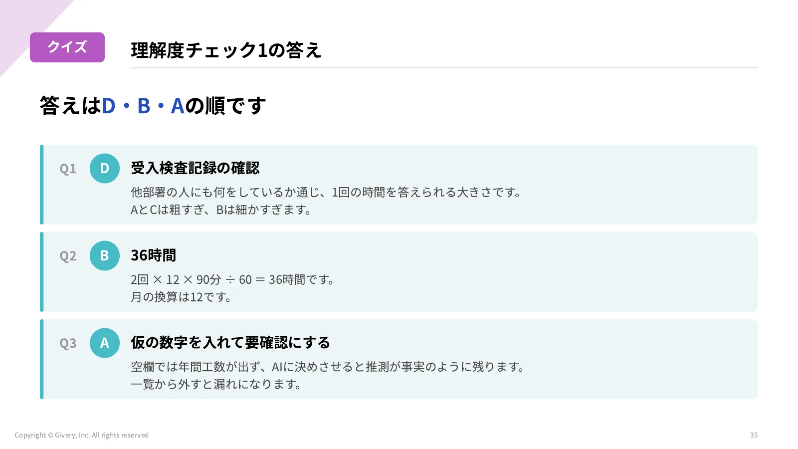 35ページ 理解度チェック1の答え